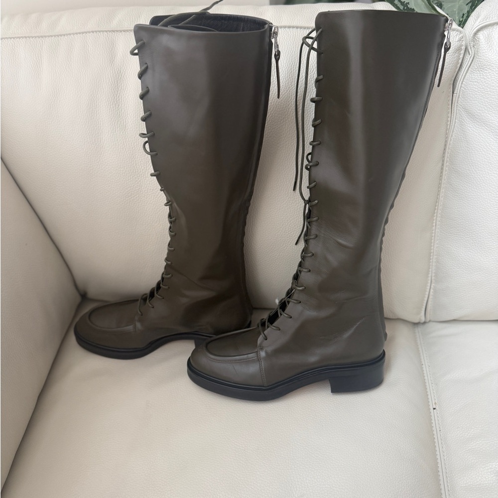 $1000 Aeyde Leather Riding Boots knee high sz 39